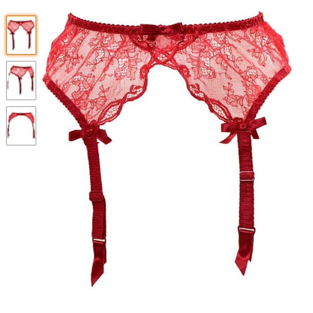 NWT Agent Provocateur Love Suspender - Red